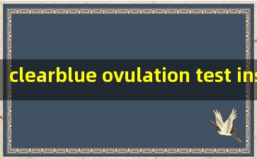  clearblue ovulation test instructions